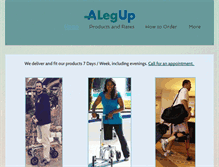 Tablet Screenshot of alegup.net